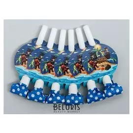 Карнавальный язычок «Пираты», набор 6 шт.