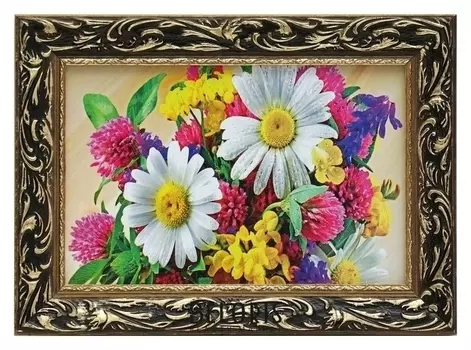 Картина "Букет" 27х37см