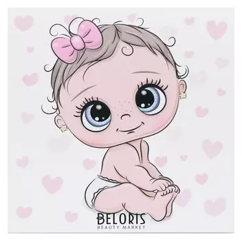 Картина "Девочка" 35х35 см