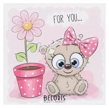 Картина "Для тебя - мишутка" 35х35 см