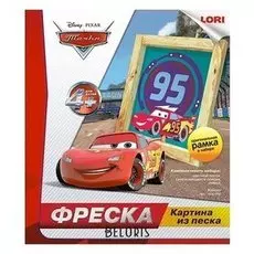 Картина-фреска из песка Маккуин