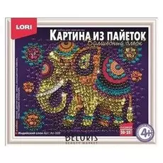 Картина из пайеток "Индийский слон"