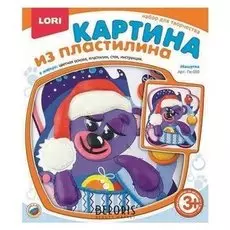 Картина из пластилина "Мишутка"