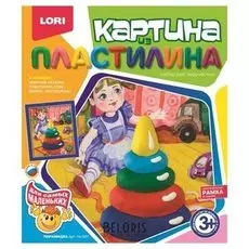 Картина из пластилина "Пирамидка"