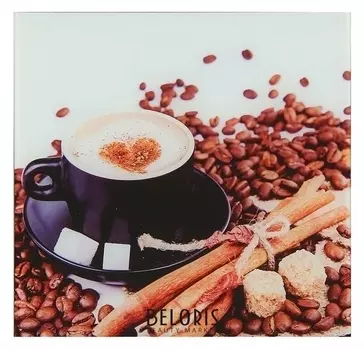 Картина на стекле "Кофейные чувства"