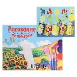 Картина по номерам 30×40 см в коробке «Лимонные консервы»