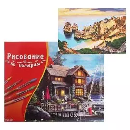 Картина по номерам 40×50 см в коробке «Лагуш. португалия»