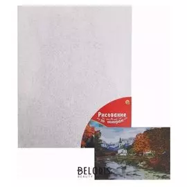 Картина по номерам 40×50 см в плёнке «Живописная осень в горах»