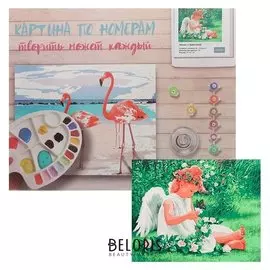 Картина по номерам «Ангел с бабочкой» 40х50 см