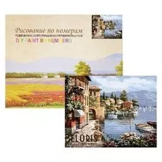 Картина по номерам "Цветы у моря" Gx6917