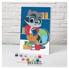 Картина по номерам «Енотик» 20×30 см