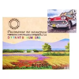 Картина по номерам на холсте «Красное ретро» 40х50 см