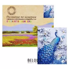 Картина по номерам «Павлин»