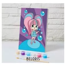 Картина по номерам «Сладкая девчонка»21×15 см