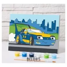 Картина по номерам «Спорткар» 21×15 см