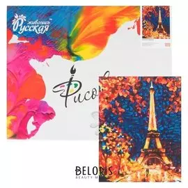 Картина по номерам «Яркий париж» 40×50 см