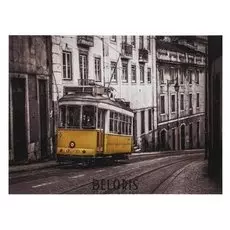 Картина "Желтый трамвай" 30*40 см