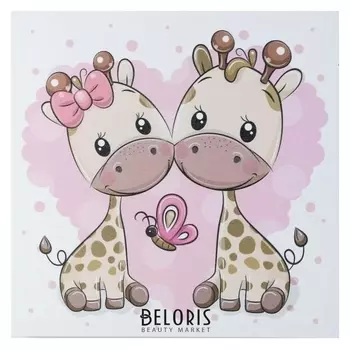 Картина "Жирафики" 35х35 см