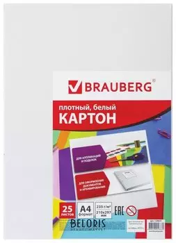 Картон белый А4 Глянцевый