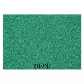 Картон дизайнерский Glitter (С блестками) 210 х 297 мм, Sadipal 330 г/м², зелёный, цена за 3 листа