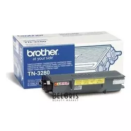 Картридж лазерный Brother (Tn3280) Hl-5340d/5350dn5370w и другие, оригинальный, ресурс 8000 стр.