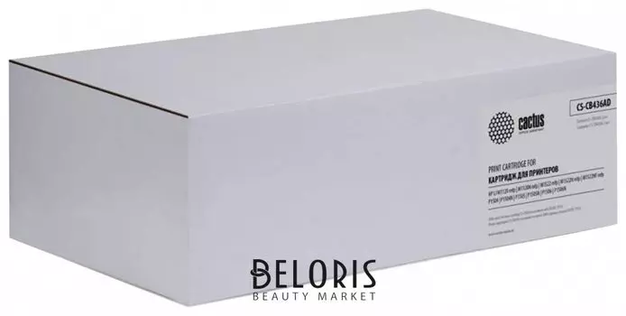 Картридж лазерный Cactus (Cs-cb436ad) для Hp Lj P1505/m1120/m1522, комплект 2 шт., ресурс 2х2000 стр.