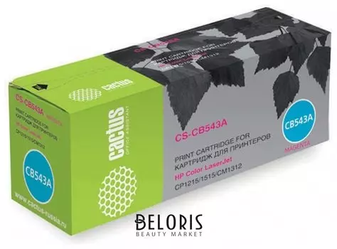 Картридж лазерный Cactus (Cs-cb543a) для Hp Clj Cp1215/cp1515n/cm1312, пурпурный, ресурс 1400 стр.