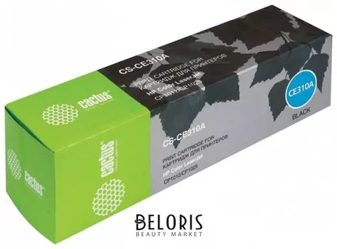 Картридж лазерный Cactus (Cs-ce310a) для Hp Colorlaserjet Cp1025/cp1025nw, черный, ресурс 1200 стр.