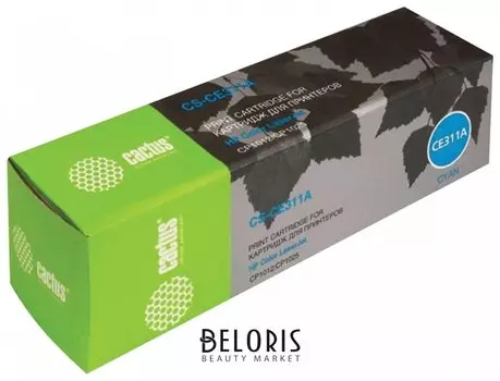 Картридж лазерный Cactus (Cs-ce311a) для Hp Colorlaserjet Cp1025/cp1025nw, голубой, ресурс 1000 стр.