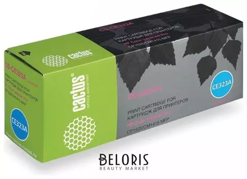 Картридж лазерный Cactus (Cs-ce323a) для Hp Laserjet M1415fn/fnw/cp1525n, пурпурный, ресурс 1300 стр.