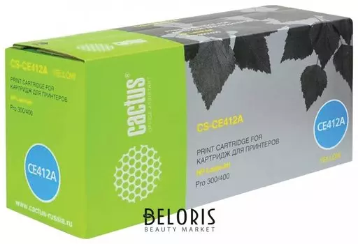 Картридж лазерный Cactus (Cs-ce412a) для Hp Laserjet Pro M351/m451, желтый, ресурс 2600 стр.