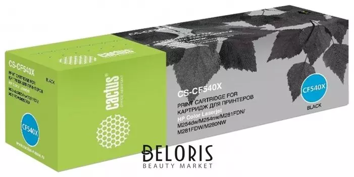 Картридж лазерный Cactus (Cs-cf540x) для Hp Laserjet Pro M254/m280/m281, черный, ресурс 3200 стр.