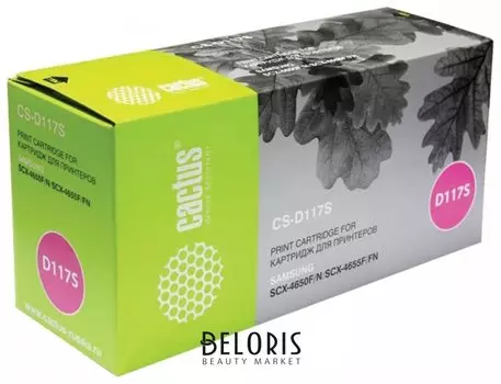 Картридж лазерный Cactus (Cs-d117s) для Samsung Scx-4650n/4655fn, ресурс 2500 стр.