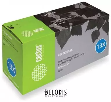 Картридж лазерный Cactus (Cs-q2613x) для Hp Laserjet 1300/1300n, ресурс 4000 стр.