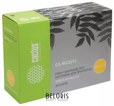 Картридж лазерный Cactus (Cs-wc3210) для Xerox Wc3210/3220, ресурс 2000 стр.