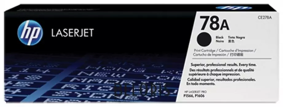 Картридж лазерный Hp (Ce278a) Laserjet P1566/1606dn и другие, №78а, оригинальный, ресурс 2100 стр.