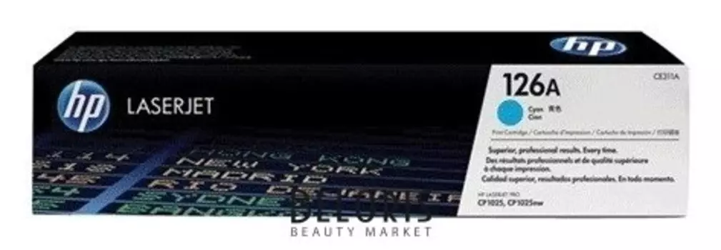 Картридж лазерный Hp (Ce311a) Laserjet Cp1025/cp1025nw, голубой, оригинальный, ресурс 1000 стр.