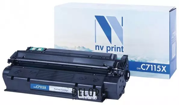 Картридж лазерный Nv Print (Nv-c7115x) для Hp Laserjet 1000/1200/3380, ресурс 3500 стр.