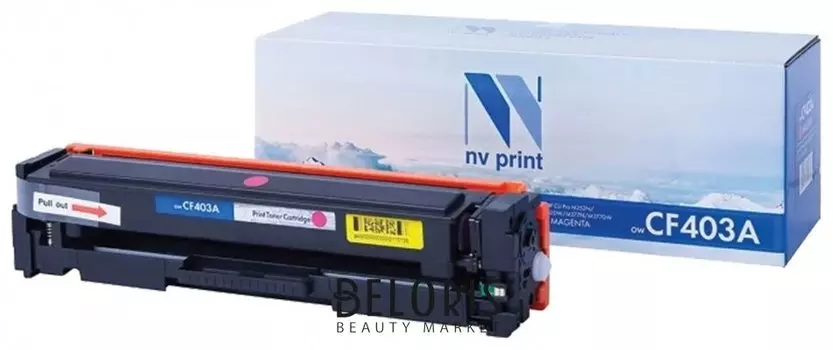 Картридж лазерный Nv Print (Nv-cf403a) для Hp M252dw/m252n/m274n/m277dw/m277n7, пурпурный, ресурс 1400 стр.