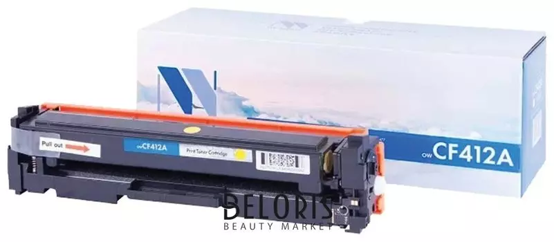 Картридж лазерный Nv Print (Nv-cf412a) для Hp M377dw/m452nw/m477fdn/m477fdw, желтый, ресурс 2300 стр.
