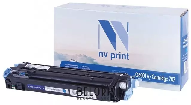 Картридж лазерный Nv Print (Nv-q6001a) для Hp Colorlaserjet Cm1015/2600, голубой, ресурс 2000 стр.