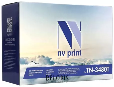 Картридж лазерный Nv Print (Nv-tn3480) для Brother Hl-l5000d/l5100dn/l5200dw, ресурс 8000 стр.