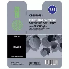 Картридж струйный CACTUS (CS-EPT0731) для EPSON Stylus С79/СХ3900/4900/5900/7300, черный