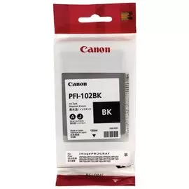 Картридж струйный CANON (PFI-102BK) iPF500/510/F600/605/610/650/655/700/710/720, черный, оригинальный