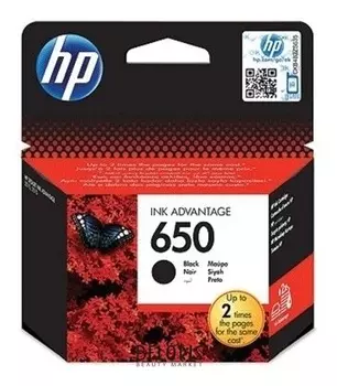 Картридж струйный Hp (Cz101ae) Deskjet Ink Advantage 2515/2516 №650, черный, оригинальный