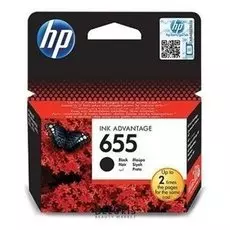 Картридж струйный Hp (Cz109ae) Deskjet Ink Advantage 3525/5525/4515/4525 №655, черный, оригинальный