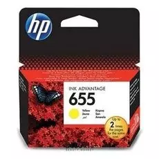 Картридж струйный HP (CZ112AE) Deskjet Ink Advantage 3525/5525/4515/4525 №655, желтый, оригинальный