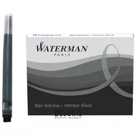 Картриджи чернильные Waterman, комплект 8 штук, черные