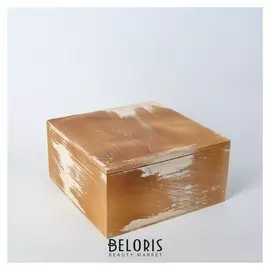 Кашпо деревянное 19×19×10 см, состаренное