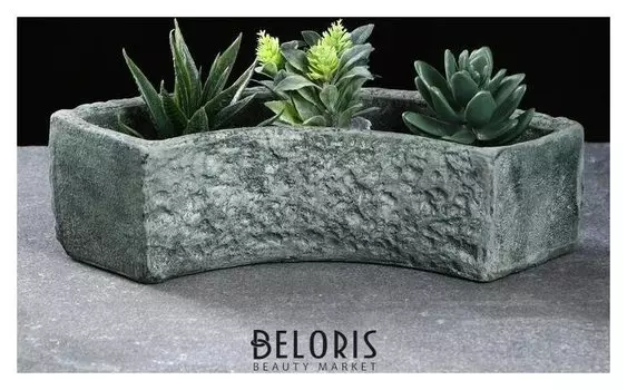 Кашпо керамическое "Дуга" 25*7*7см